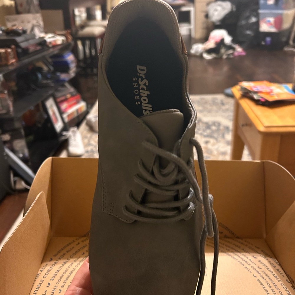 Dr. Scholl's Men's Charcoal Oxfords